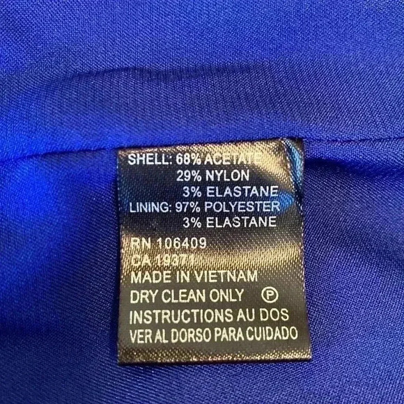 Tahari Blue Formal Prom Party Gown Dress in Size 12. - Picture 12 of 16